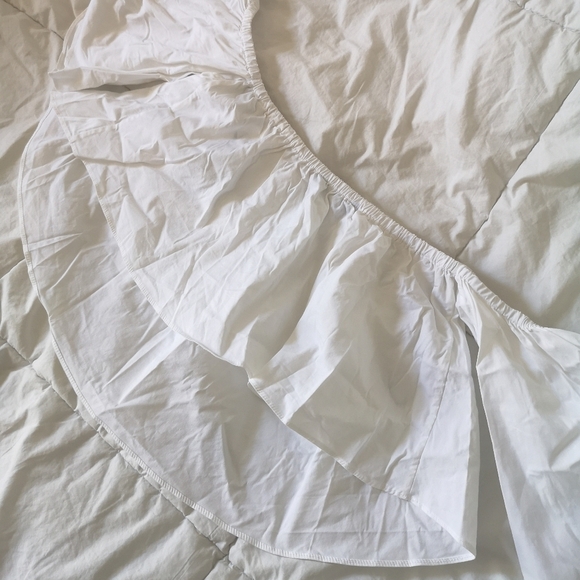 Zara Poplin Off Shoulder Top - Picture 6 of 6